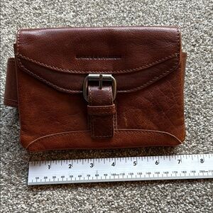 Brown Leather Belt Bag